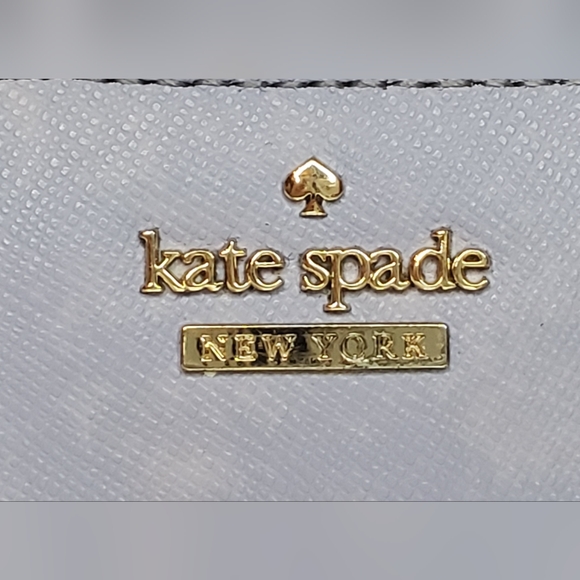 Kate Spade Blue Two Tone Wallet Slim - Picture 9 of 11
